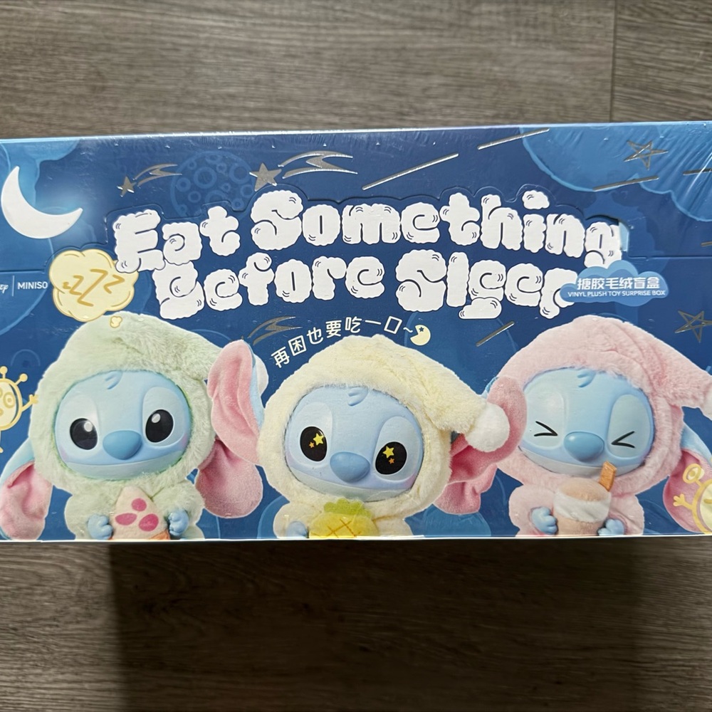 Eat Something Before Sleep Stitch Blind Boxes Case (6)
